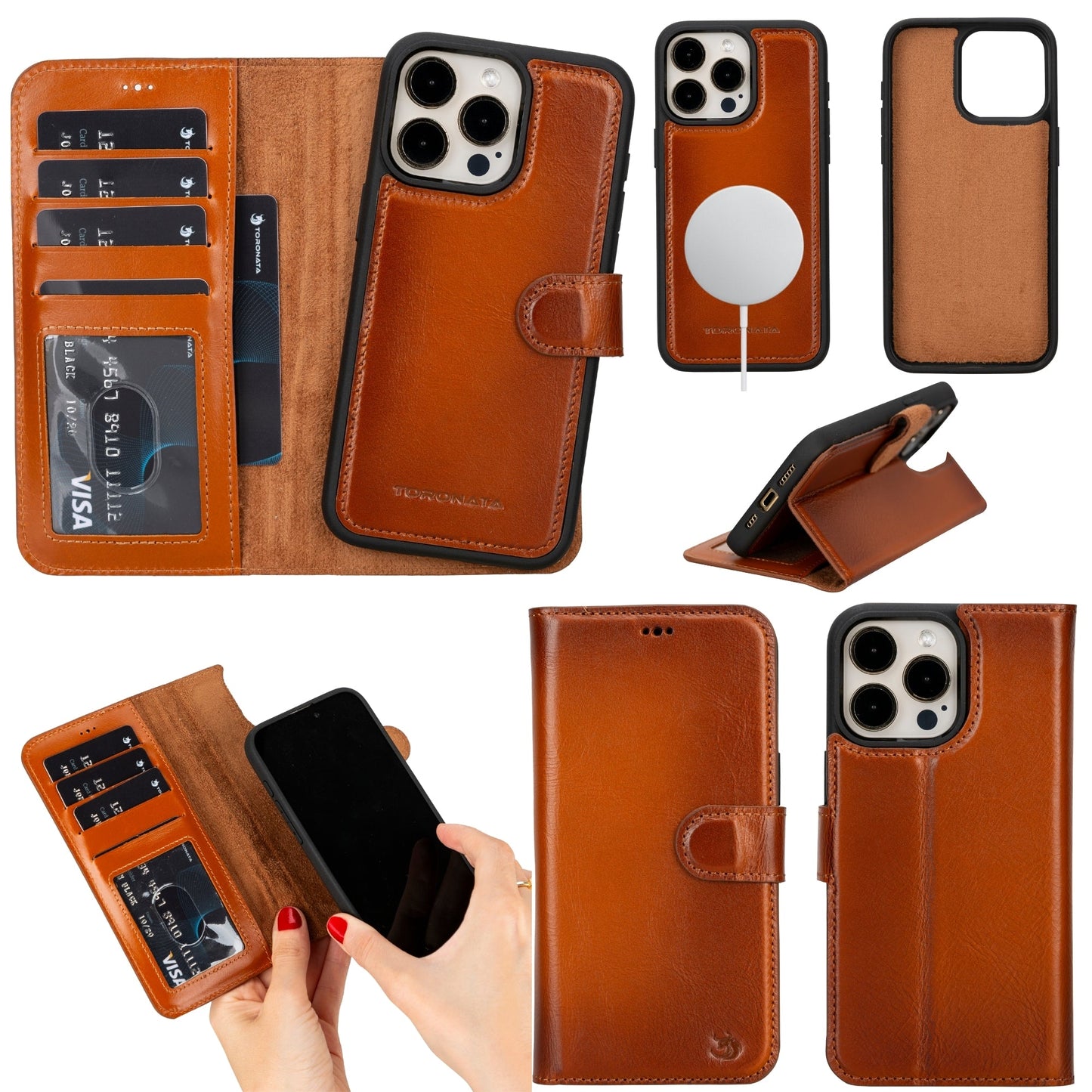 Casper Leather iPhone 15 Pro Max Wallet Case | MagSafe-5