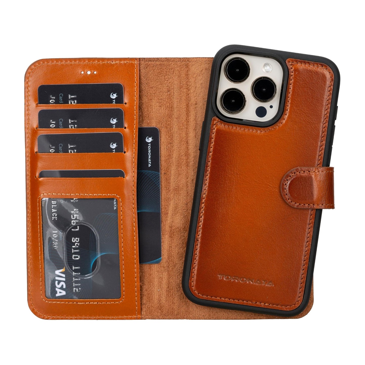 Casper iPhone 14 Series Detachable Leather Wallet Case-3