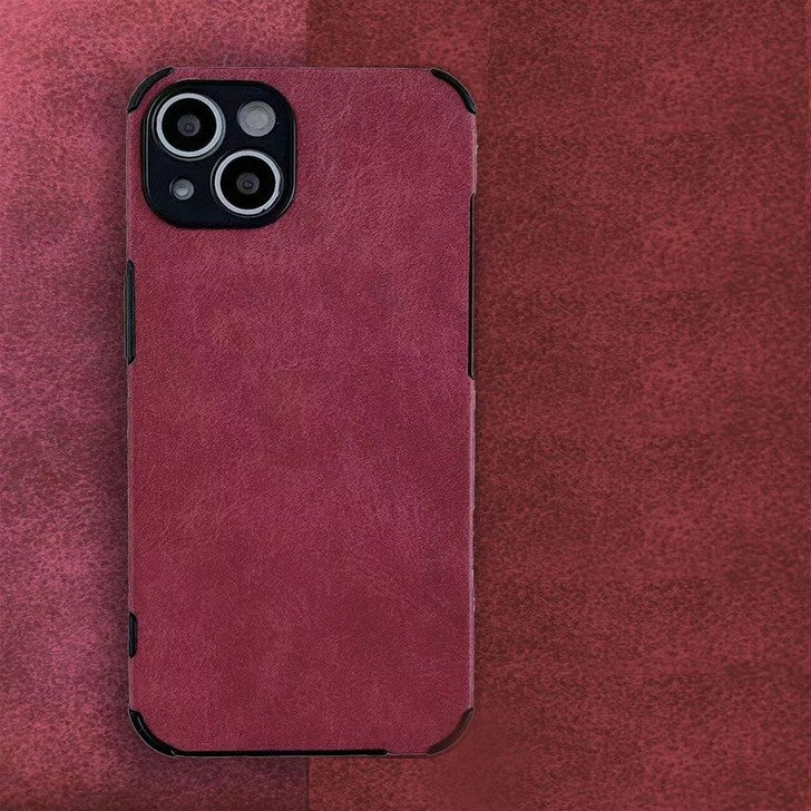 Anacotte Luxeium Ultra-thin Suede with silicon Phone Case-8