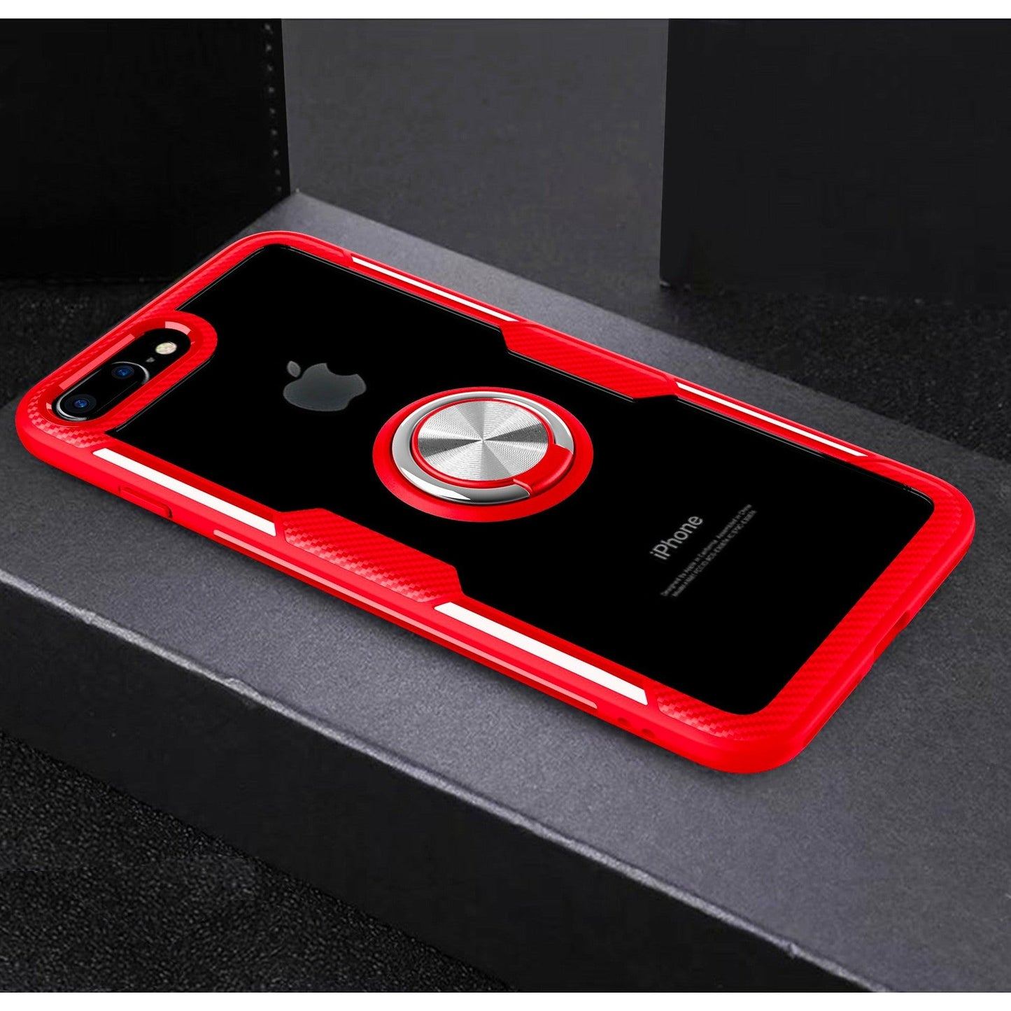 iPhone 14 Anti-Scratch Case with 360 Degree Rotation Ring-5