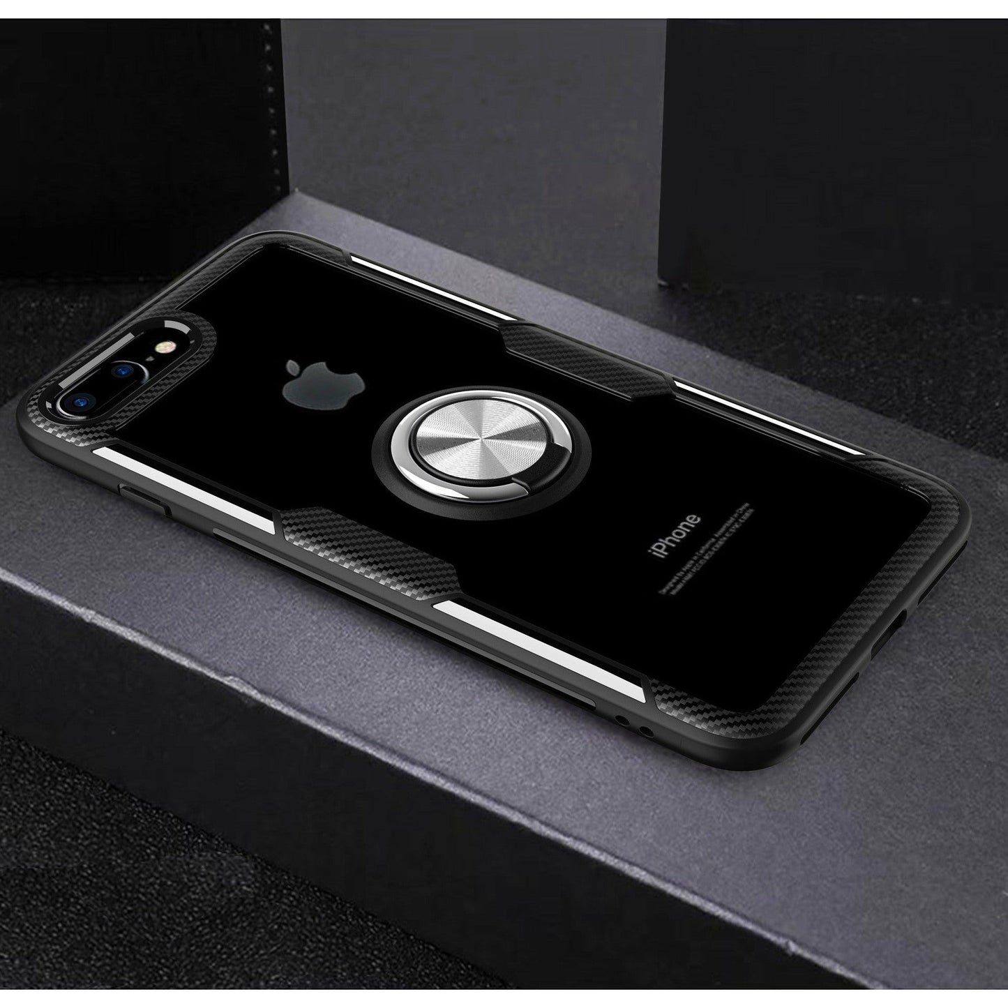 iPhone 14 Anti-Scratch Case with 360 Degree Rotation Ring-7