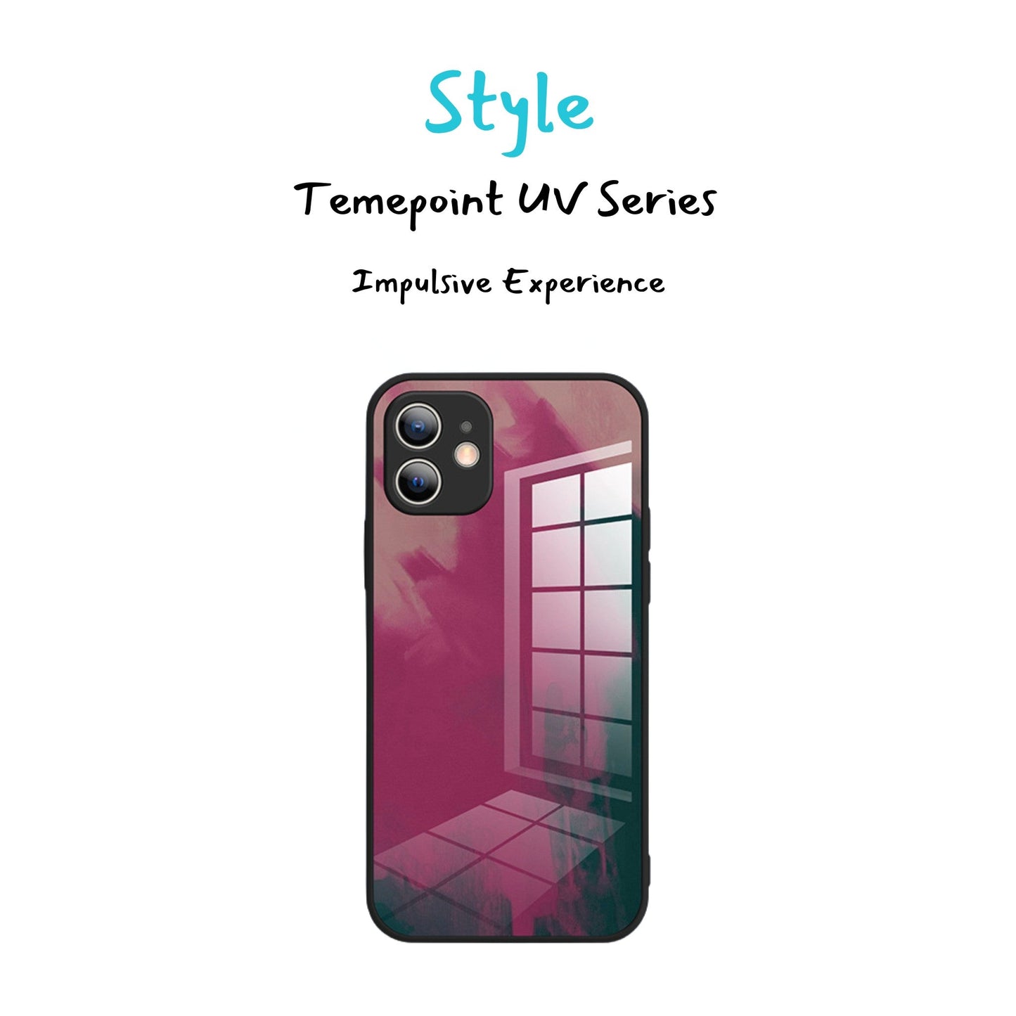 Temepoint Tempered Liquid Thin Glass iPhone Case with Lens protection-4