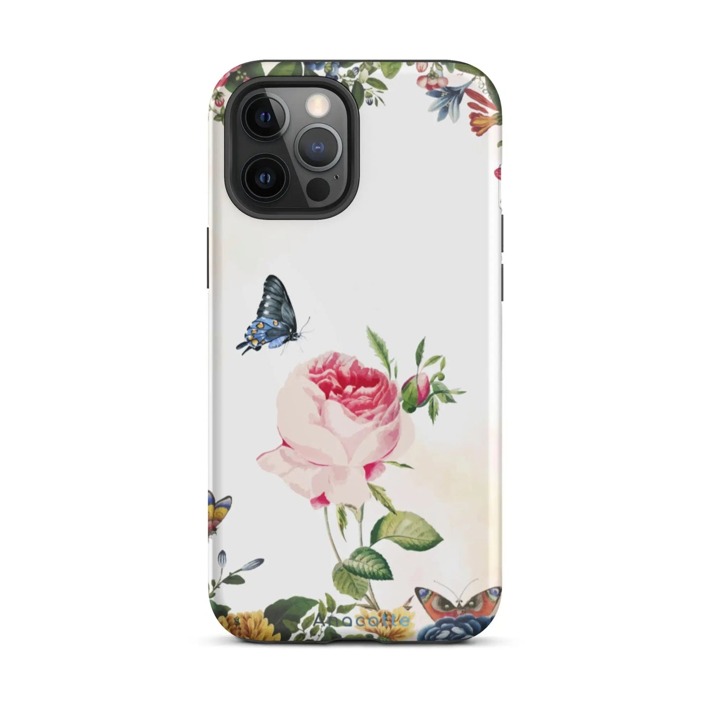 Anacotte Stunning Flower and Butterfly iPhone case-10