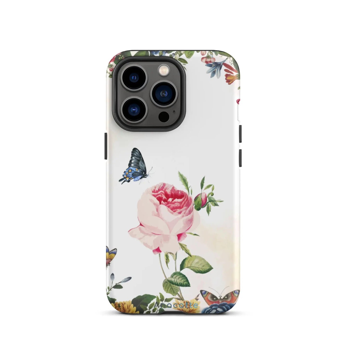 Anacotte Stunning Flower and Butterfly iPhone case-13