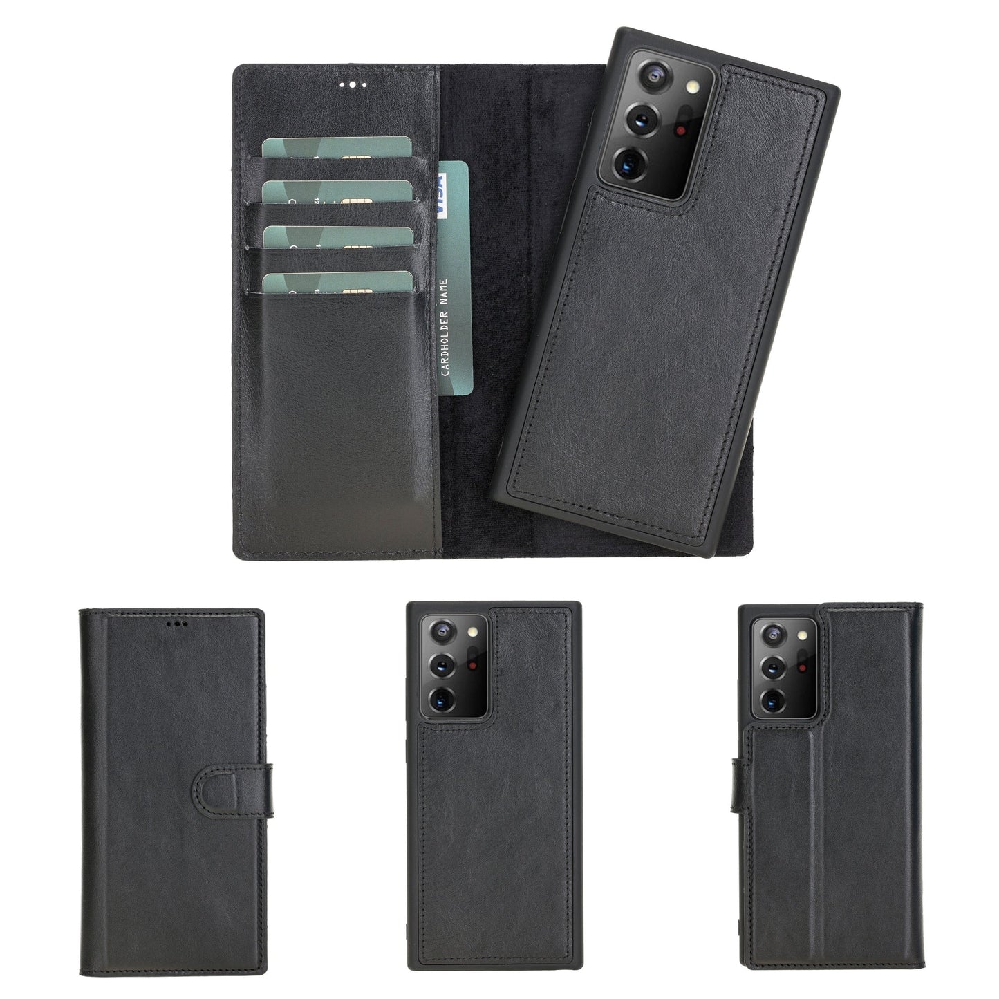 Buffalo Leather Samsung Galaxy Note 20 Ultra Wallet with Detachable Case-5