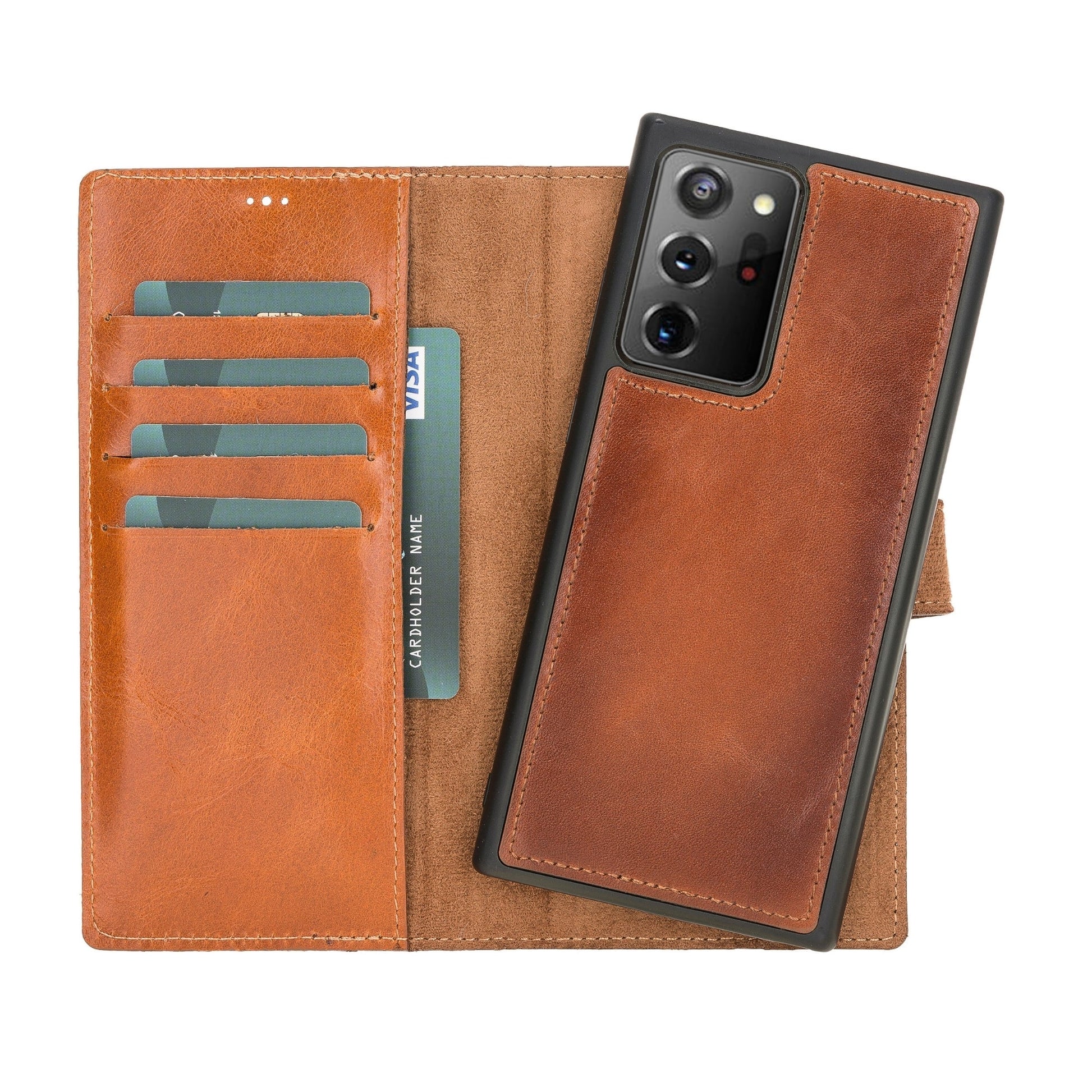 Buffalo Leather Samsung Galaxy Note 20 Ultra Wallet with Detachable Case-1