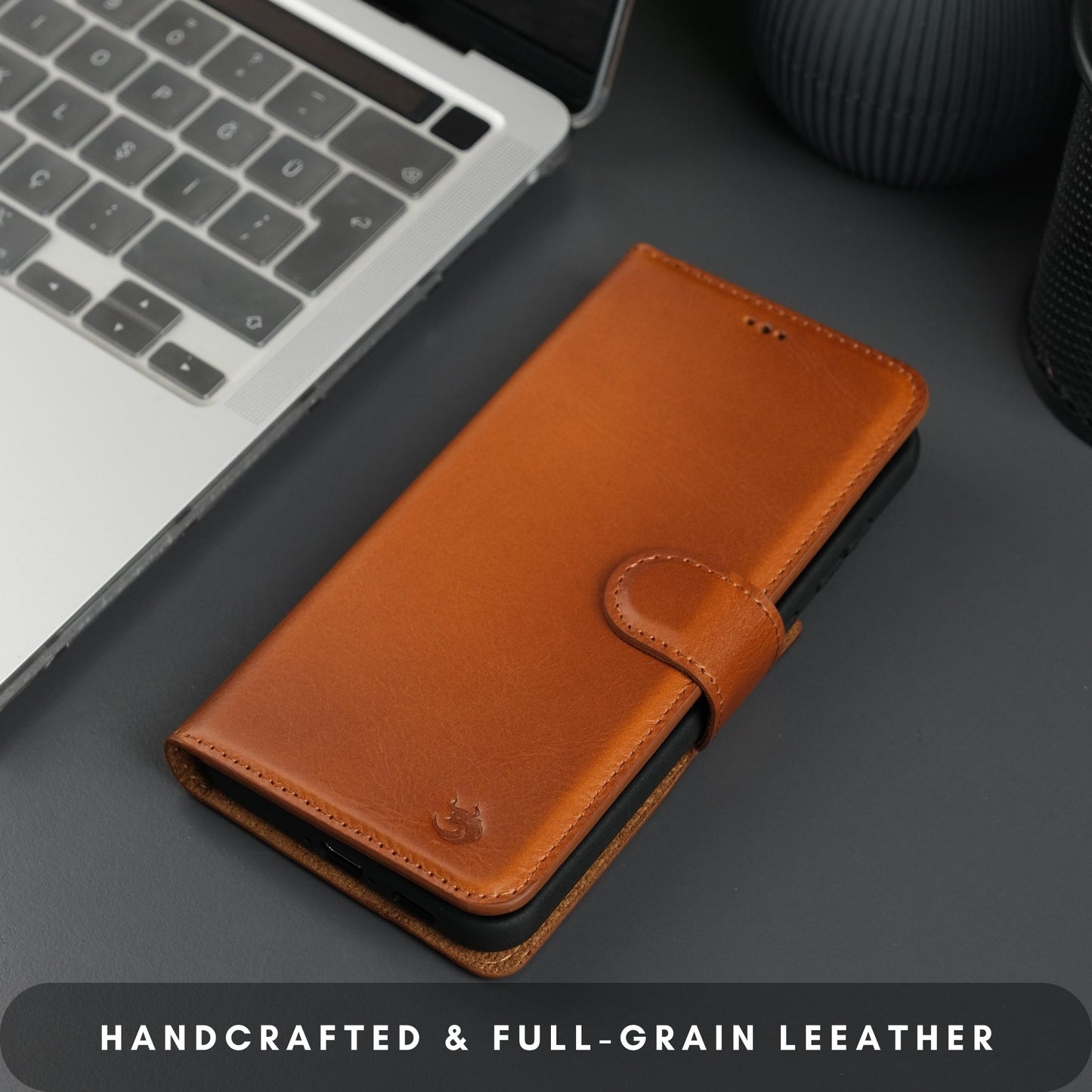 Buffalo Leather Samsung Galaxy S24 Plus Wallet with Detachable Case-1