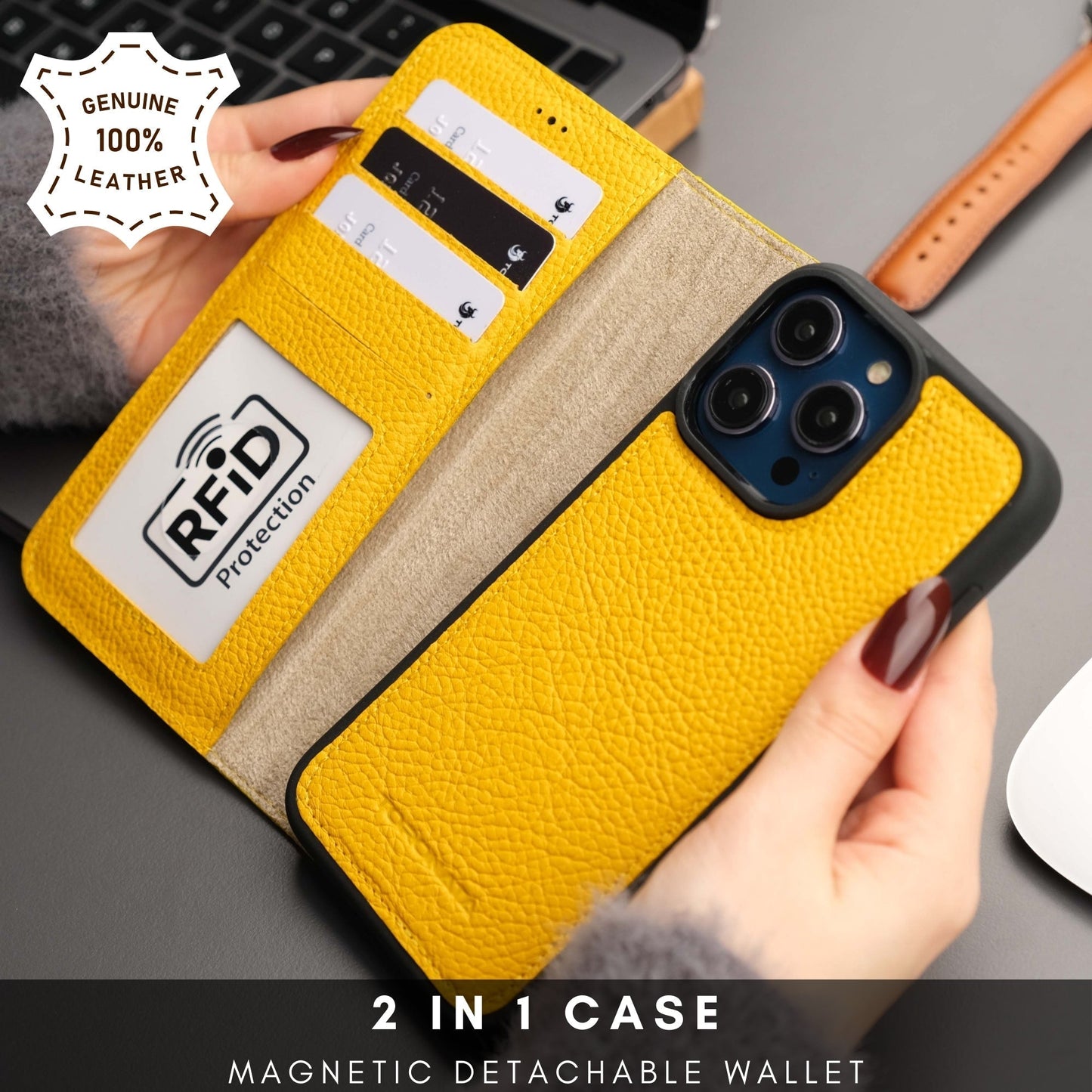 Casper iPhone 16 Pro Max Wallet Case Leather MagSafe-11