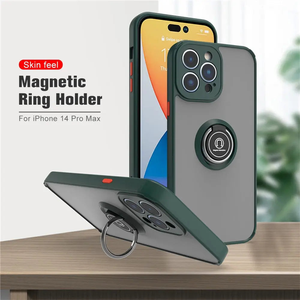 iPhone 14 Magnetic Ring Holder iPhone case-4