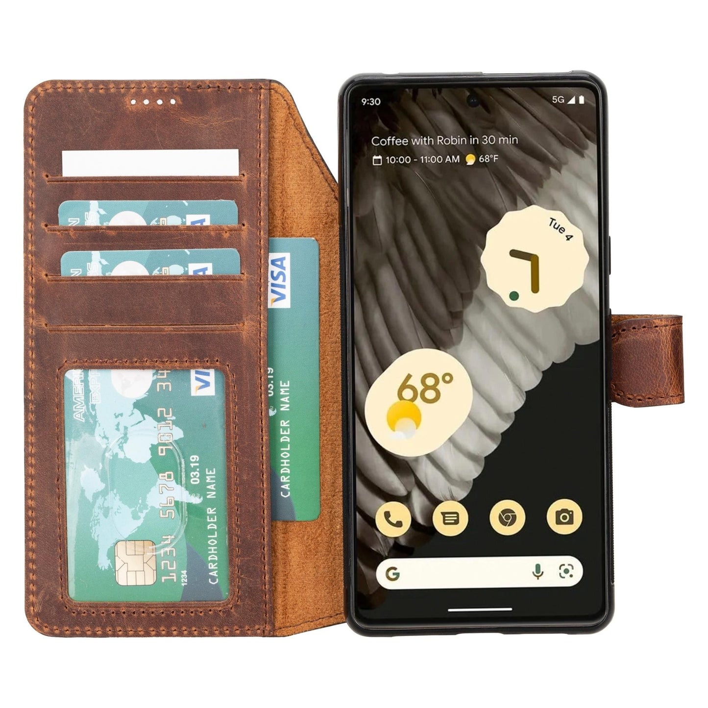 Sheridan Leather Detachable Wallet for Google Pixel 4XL & 4-5