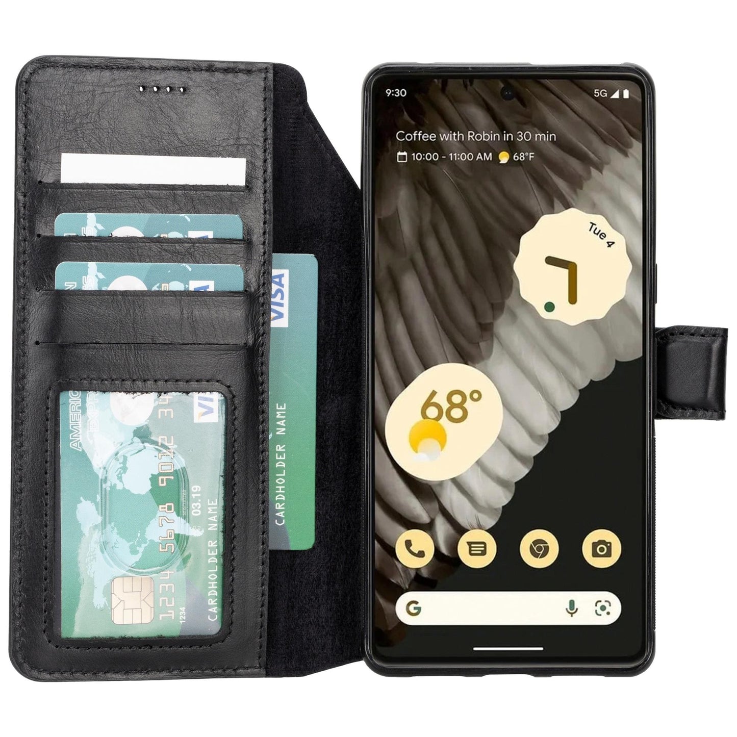 Sheridan Leather Detachable Wallet for Google Pixel 4XL & 4-6