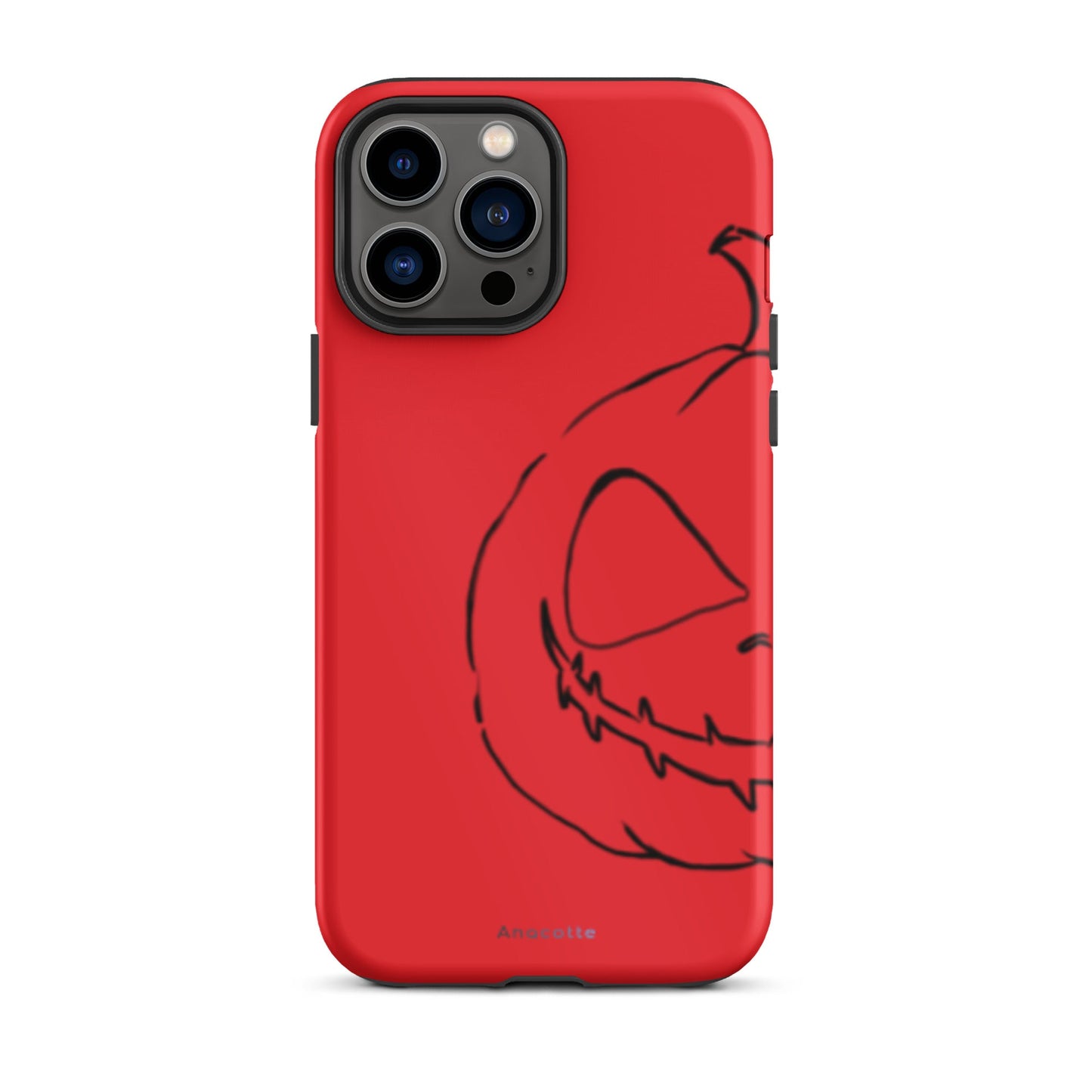 Anacotte Halloween Spooky Charm Pumpkin for iPhone 14, 13, 12, 11 Case-11