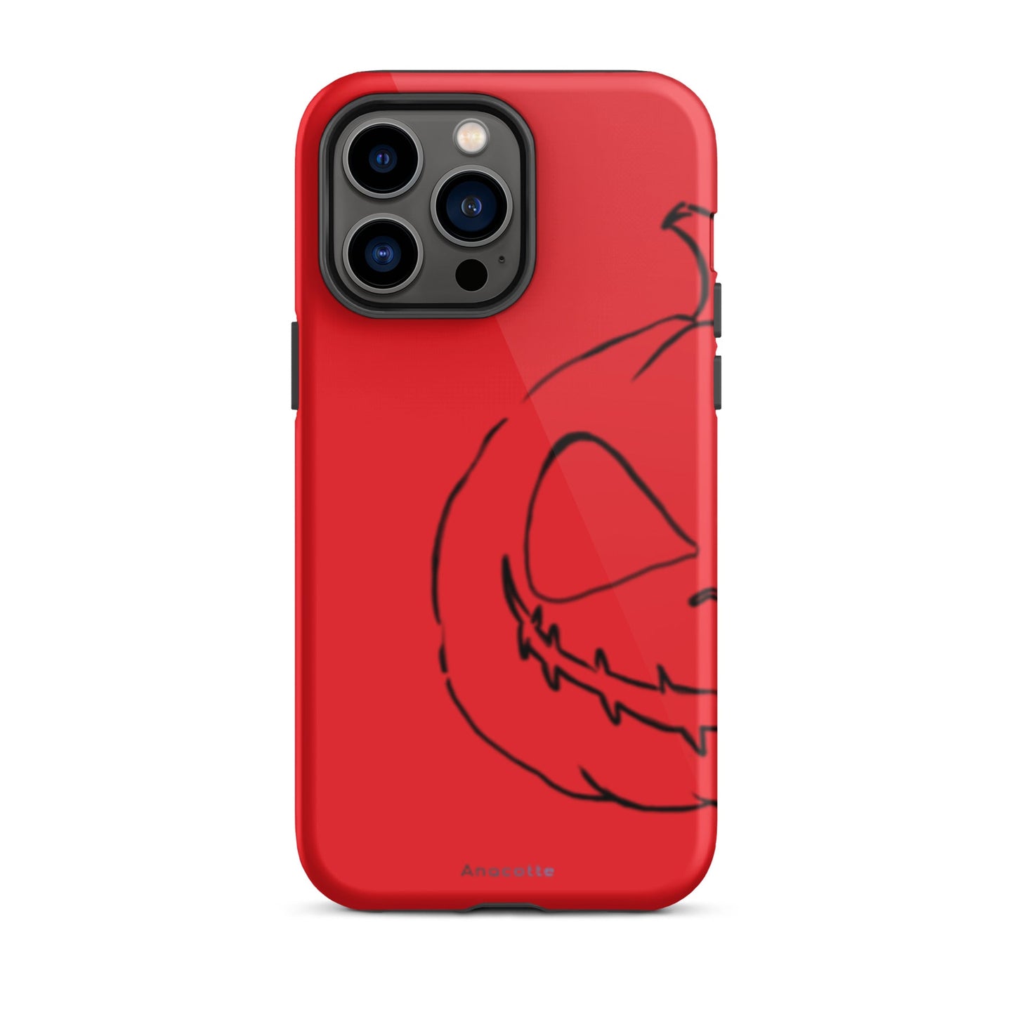 Anacotte Halloween Spooky Charm Pumpkin for iPhone 14, 13, 12, 11 Case-0